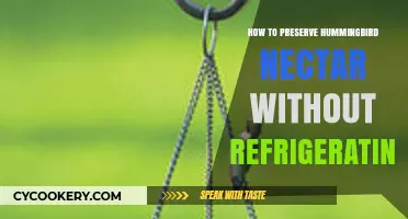 Preserve Hummingbird Nectar: Simple Tips Without Refrigeration