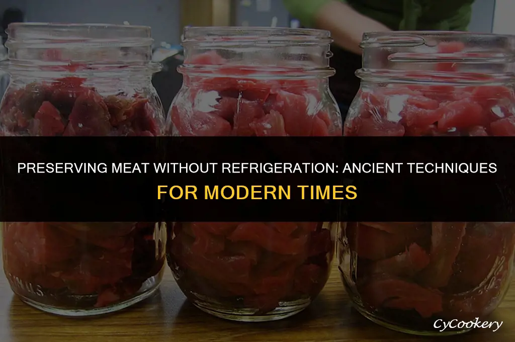 how to preserve meat without a refrigerator or freezer