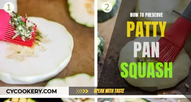 Preserving Patty Pan Squash: Tips for Keeping Them Fresh