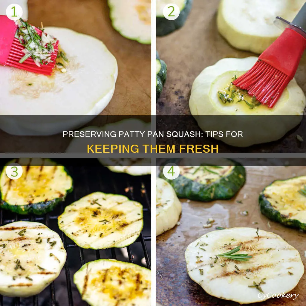 how to preserve patty pan squash