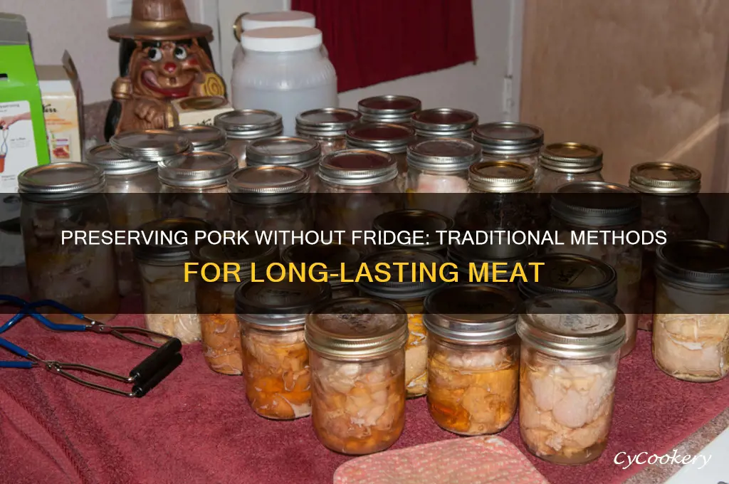 how to preserve pork meat without refrigeration