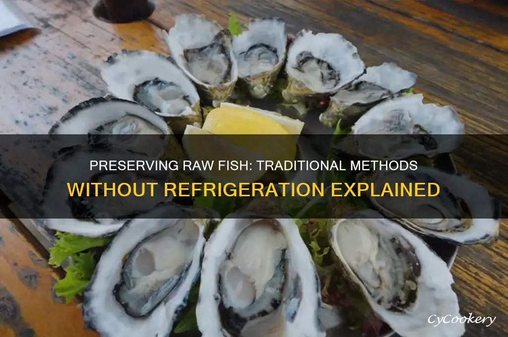 how to preserve raw fish without refrigeration