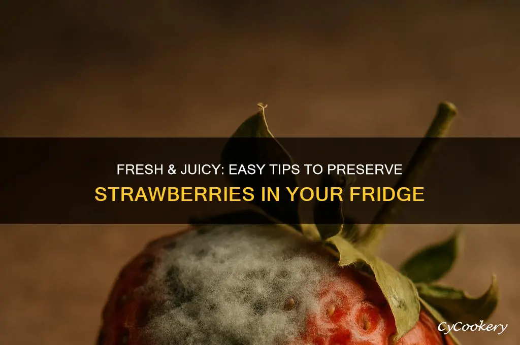 how to preserve strawberries in the refrigerator