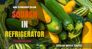Easy Tips for Preserving Yellow Squash in Your Refrigerator