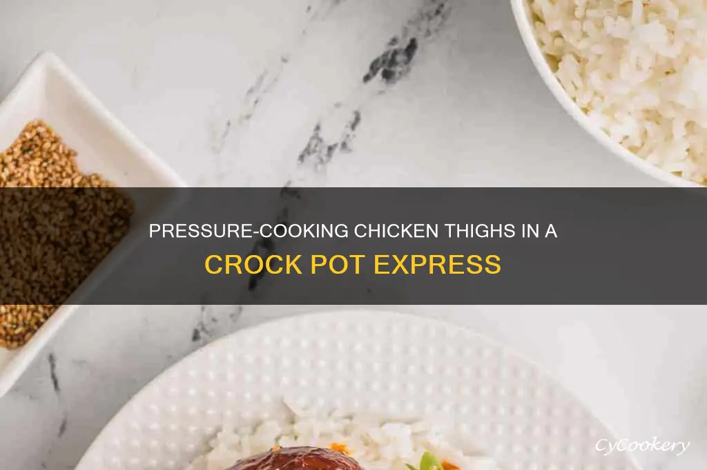 how to pressure cook thighs in crock pot express