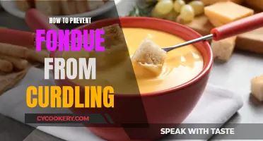 Prevent Fondue Curdling: Tips for a Smooth, Creamy Feast