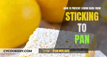 Preventing Lemon Bars from Sticking: Tips for Perfect Bars