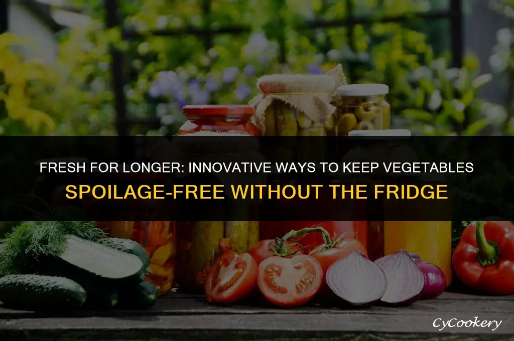 how to prevent vegetables from spoiling without refrigeration