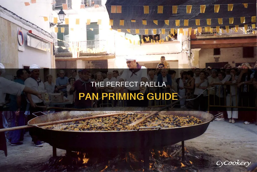 how to prime a paella pan