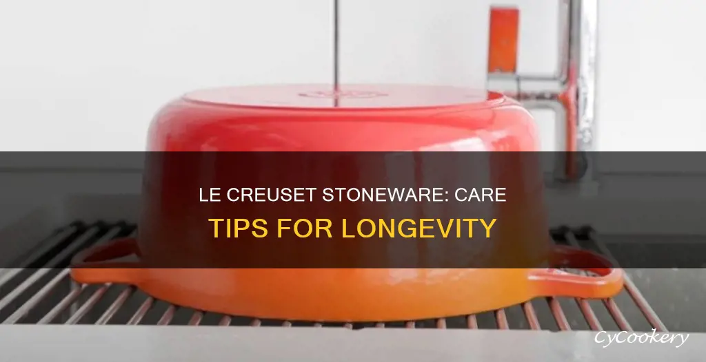 how to properly care for le creuset stoneware pan