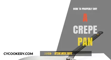 The Best Way to Dry Your Crepe Pan