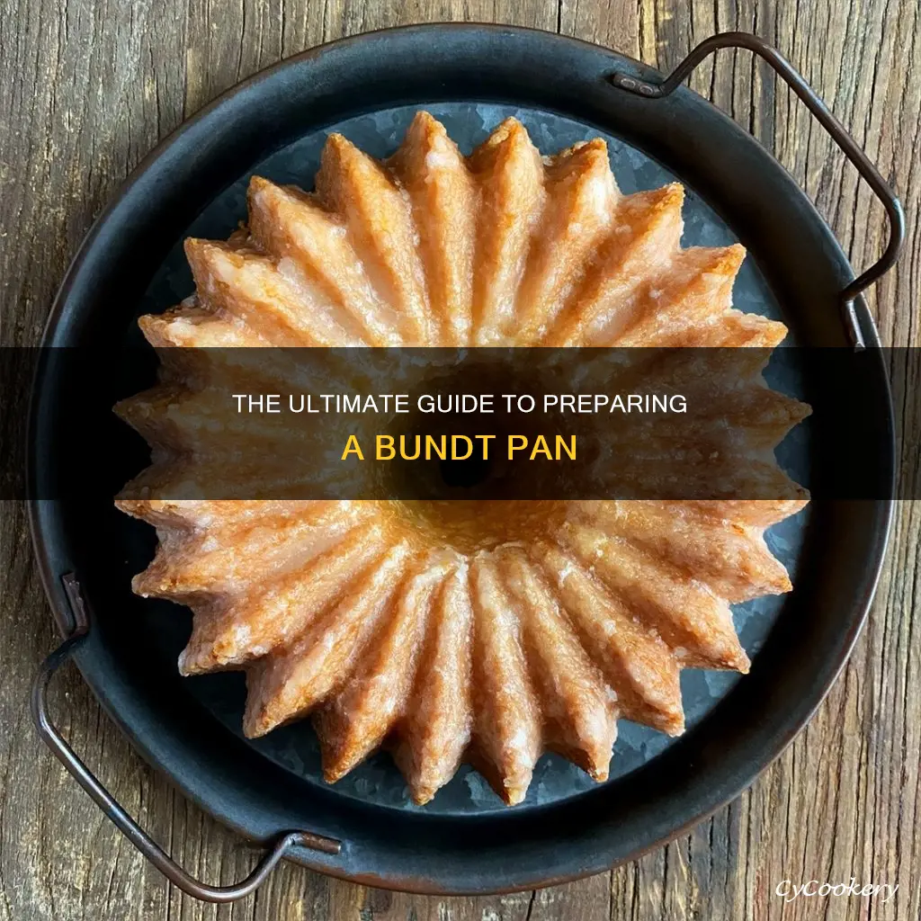 how to properly prepare bundt pan