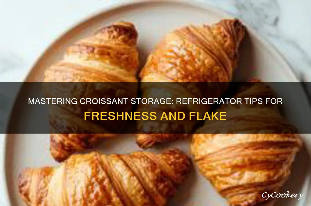 how to properly store croissants in refrigerator