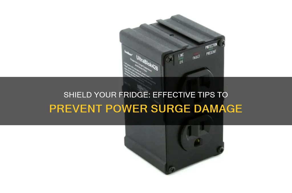 how to protect refrigerator from power surges