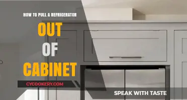Efficiently Removing Your Refrigerator from Its Cabinet Space