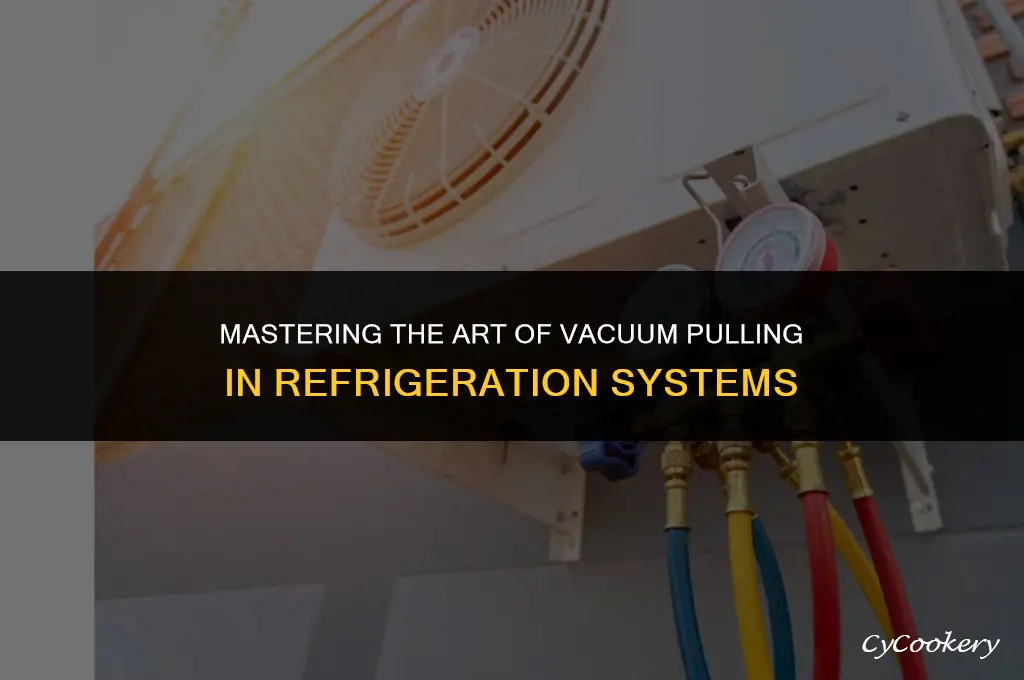 how to pull a vacuum on a refrigeration system