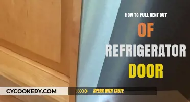 DIY Dent Removal: Restore Your Fridge Door's Pristine Look
