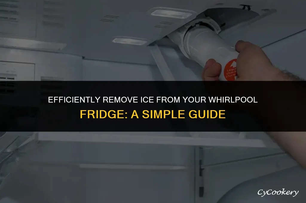 how to pull ice out of whirlpool refrigerator