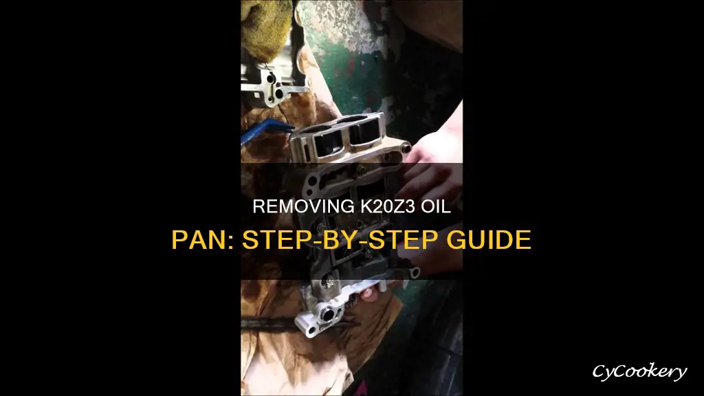 how to pull off a k20z3 oil pan