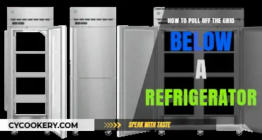 Effortlessly Access the Hidden Grid Beneath Your Fridge