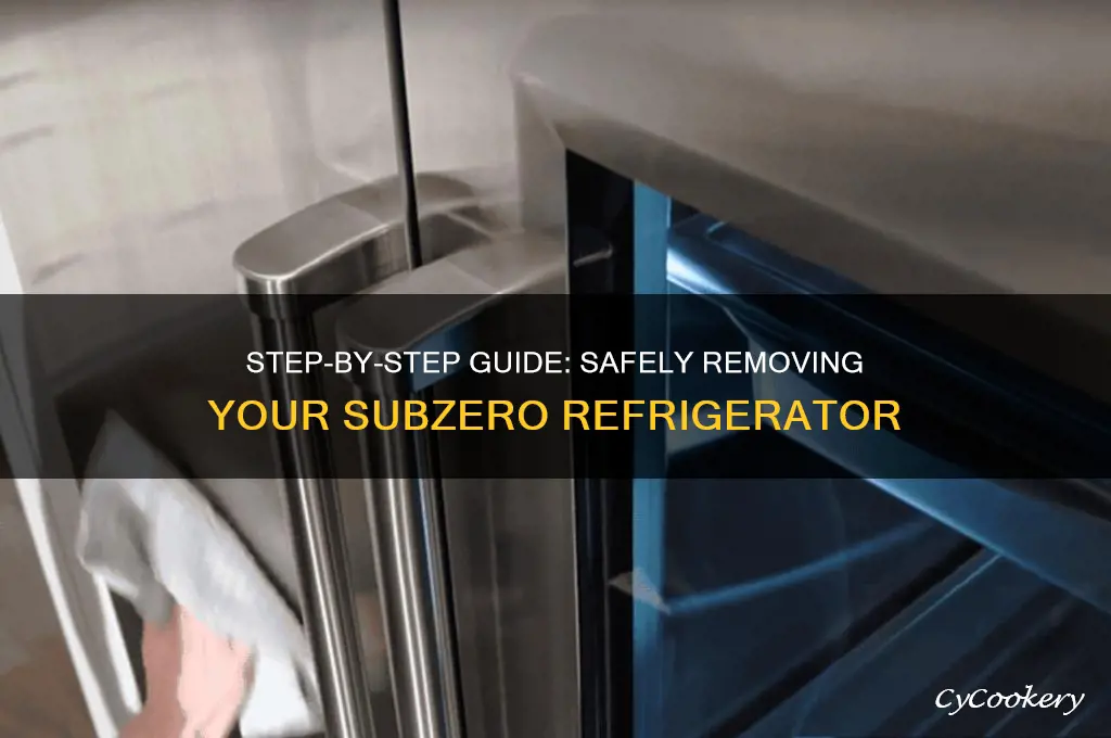 how to pull out a subzero refrigerator