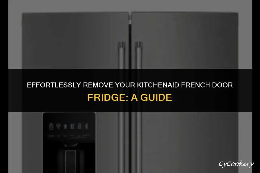 how to pull out kitchen aid french door refrigerator