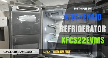 Easy Guide to Removing Your KitchenAid KFCS22EVMS2 Refrigerator Safely