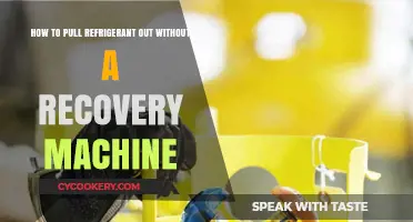 DIY Refrigerant Removal: Safe Alternatives to Recovery Machines