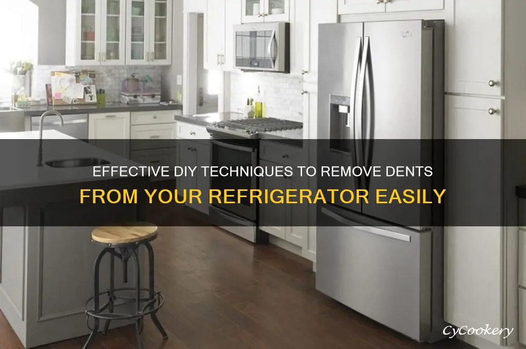how to pull the dents on refrigerator