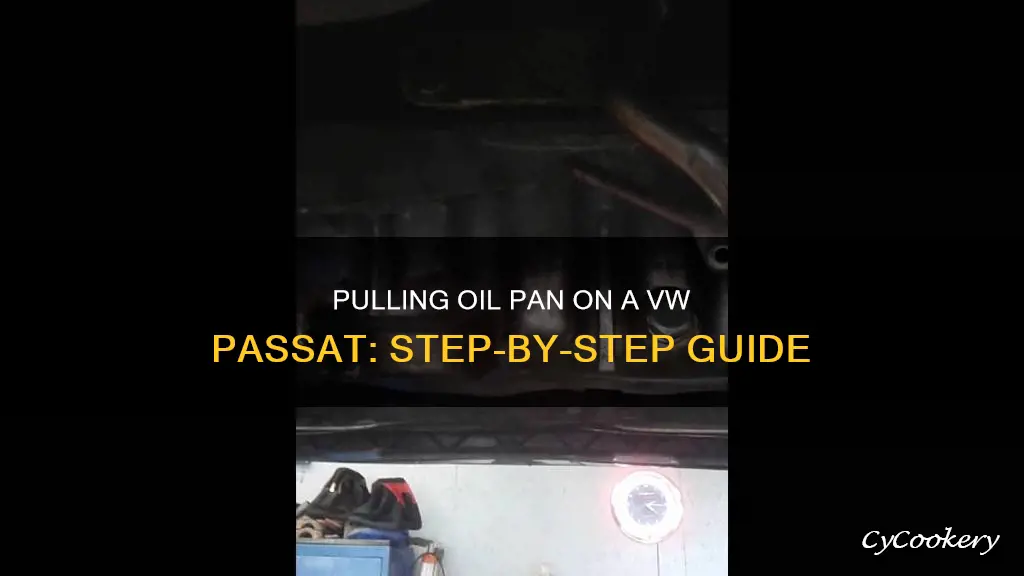 how to pull the oil pan on a volkswagen passat