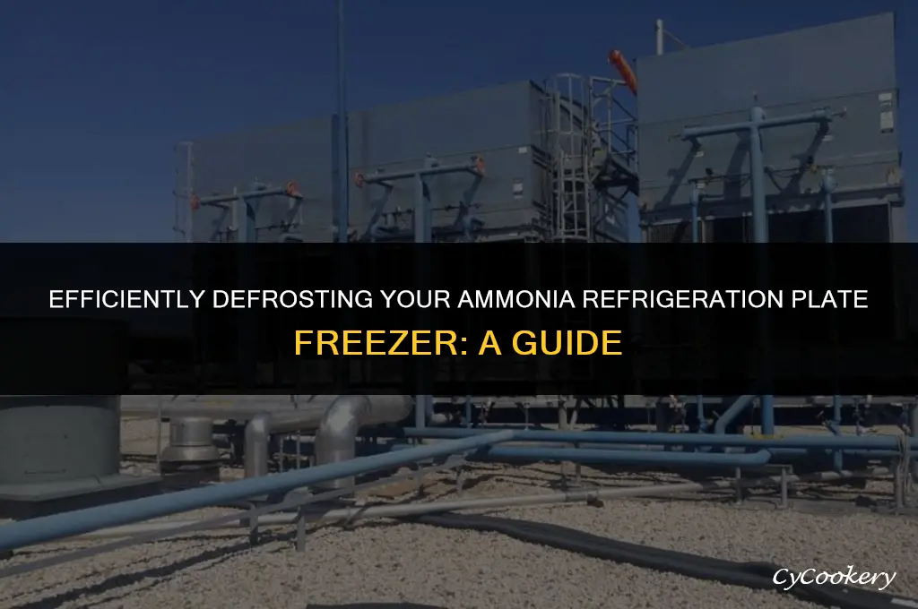 how to pump down a ammonia refrigeration plate freezer