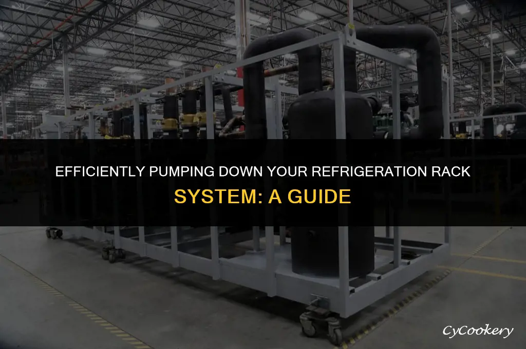 how to pump down a refrigeration rack system