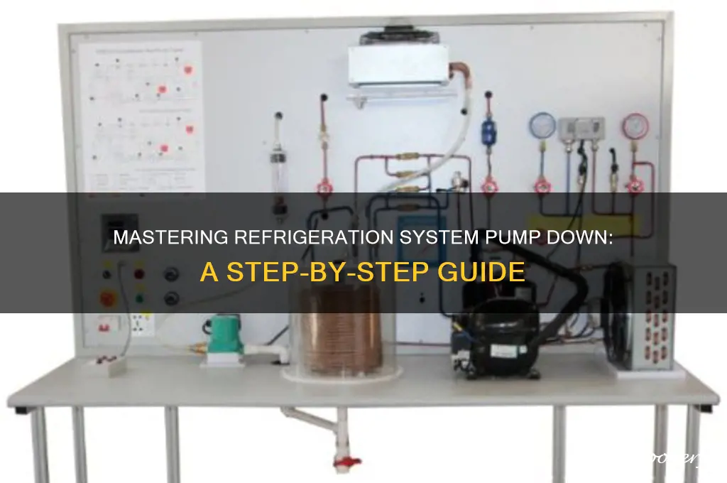 how to pump down a refrigeration system