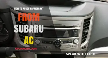 Step-by-Step Guide to Safely Purging Refrigerant from Subaru AC System