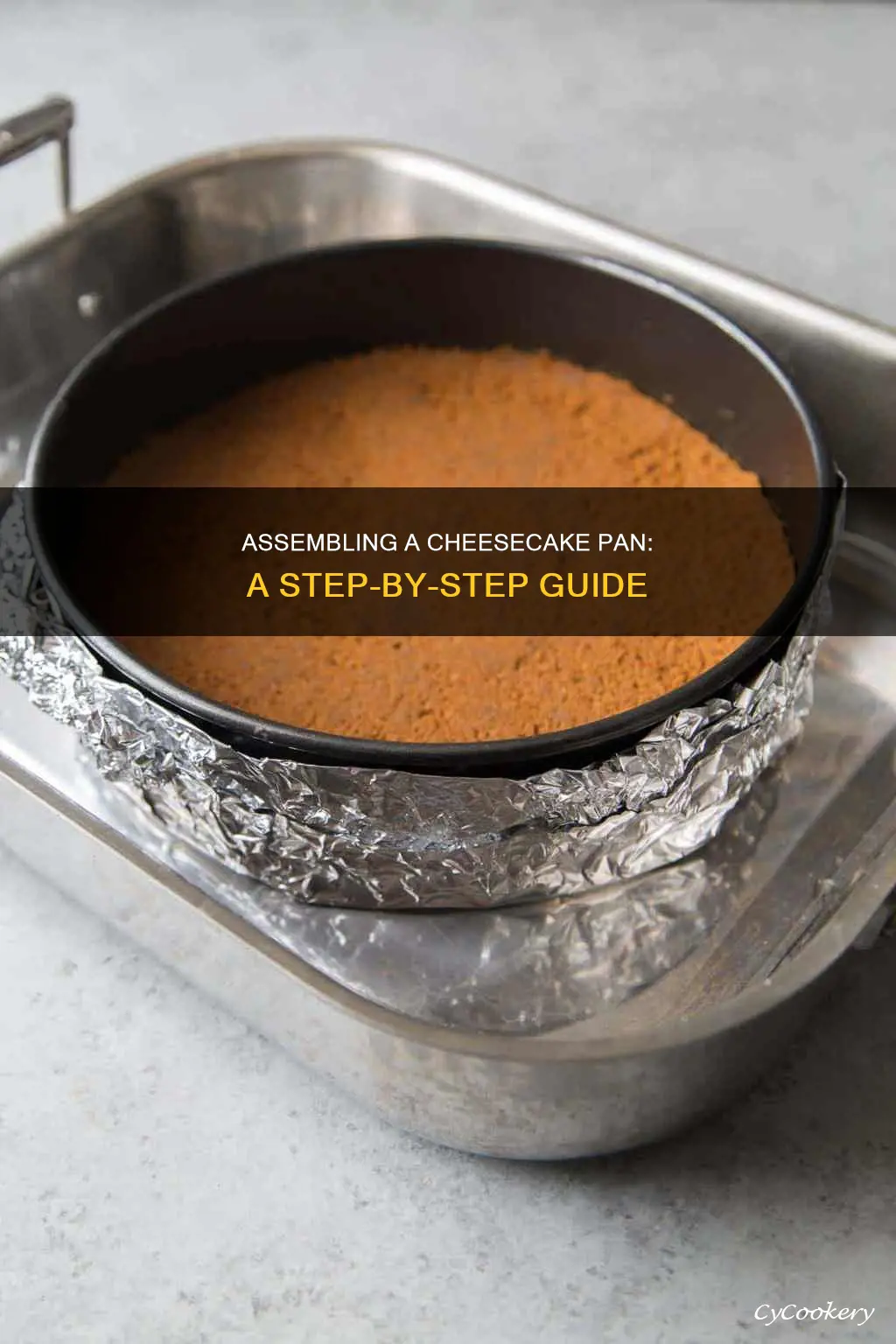 how to put a cheesecake pan together