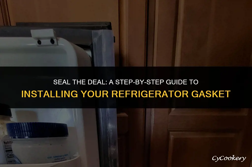 how to put a gasket on a refrigerator