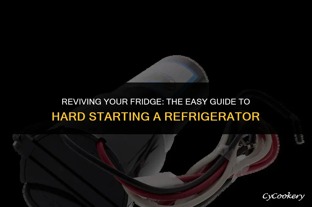 how to put a hard start on a refrigerator