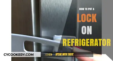 Secure Your Fridge: Easy Steps to Install a Refrigerator Lock