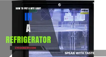 Brighten Your Fridge: A Simple Guide to Installing a Nite Light