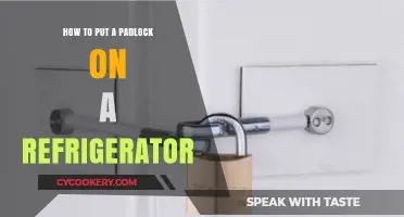 Securing Your Fridge: A Simple Guide to Padlock Installation