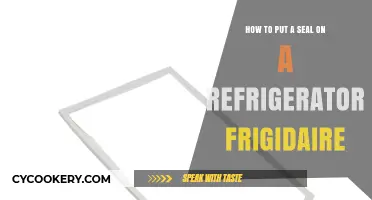 Seal Your Frigidaire: A Step-by-Step Guide to Proper Refrigerator Maintenance