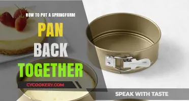 Springform Pan: Reassembling the Parts