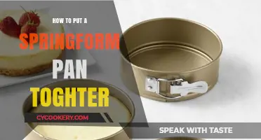 Springform Pan Assembly: Easy Steps to Get it Right
