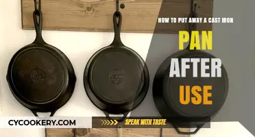 Properly Storing Your Cast Iron Pan: Post-Use Care Tips