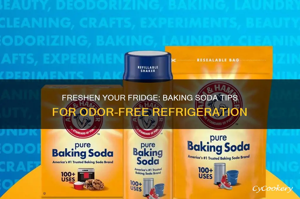how to put baking soda in refrigerator