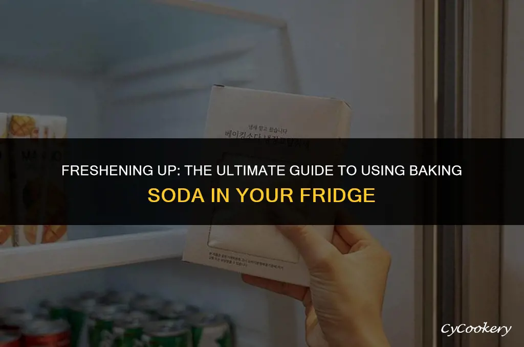 how to put baking soda in the refrigerator