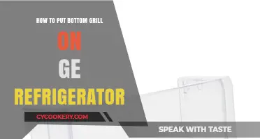 Easy Steps to Install the Bottom Grill on Your GE Refrigerator