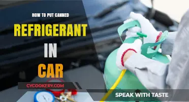 Easy Guide to Adding Canned Refrigerant to Your Car's AC System