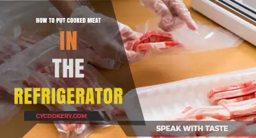 Safely Storing Cooked Meat: A Guide to Refrigeration