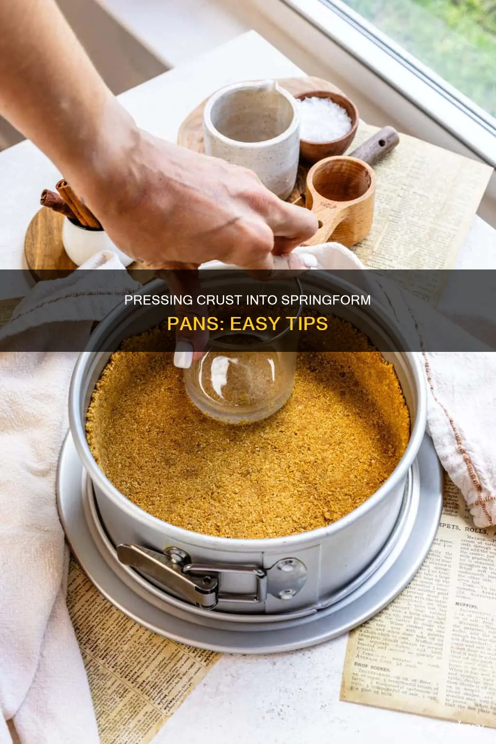 how to put crust in a springform pan